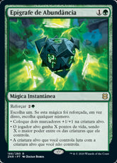 Epígrafe de Abundância / Inscription of Abundance - Magic: The Gathering - MoxLand